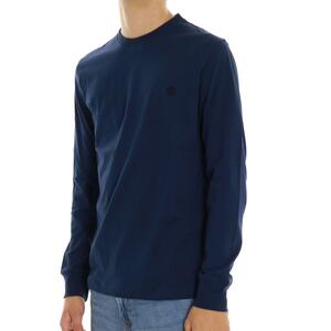 T-SHIRT DUNSTAN RIVER LS BLU